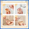 Ice Cream Tools 4PCS Silicone Ice Ball Maker Whiskey Round Hockey Mold Light Bulb Shape Ice Cube Mold Mould Round Cube Tray Ice Cream Tools L240319