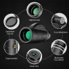 Optics 80x100 Zoom 50000m Hd Bak4 Portable Powerful Binoculars Long Range Professional Telescope Monocular Spyglass Rainproof Hunting