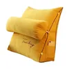 Pillow Soft Nursing Bed Fluffy Triangle Reading Pillows Sofa Waist Backrest Back Rest Wedge