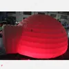 grossist utomhusaktiviteter 8m 26ft diameter uppblåsbar igloo kupol tält med LED -ljusvit strukturverkstad för evenemangsfestbröllop