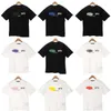 Lyxdesigner T -shirts för män kvinnor - stora bomullstoppar med sprayade streetwear brevbjörndetaljer, unisex kläder