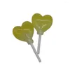 Dekorativa blommor 20/50pc 30 31mm Gradient Heart Lollipop Charms Flatback Harts Candy Cabochons for Pendant Necklace Earrings Diy Making