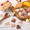 Decorazione per feste 100 pezzi Orsetto Coriandoli di carta Baby Shower Bomboniera Forniture di compleanno per bambini Tavolo Teddy Sprinkles Scatter