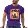 Canotte da uomo Cowboy Take Me Away T-shirt Hippie Abbigliamento T-shirt grafica Moda coreana Abbigliamento estivo da uomo