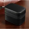 Cases San Martin Simple Leatherette Accessory Holder for Watch Gift High Quality Watch Holder Case Vintage Watch Boxes Storage Box