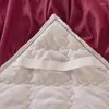 Bed Skirt Luxury Winter Fast Warm Velvet Ultra Soft Thick Flannel Quilted Sheet Non Slip Cover Bedspread King Size