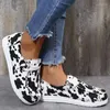 Casual Schoenen Dames Canvas Lace Up Sneakers Dames Loafers Zacht Ademend Effen Vrouwelijke Platte Plus Size