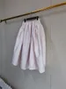 Spódnice damska spódnica wiosna lato 2024 Elastyczna talia stała kolorowa suknia balowa luźna midi jupe