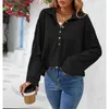 Women's T Shirts Autumn Winter Women Loose Shirt Top Y2K INS Clothes Elegant Fashion Long Sleeve Turn Down Collar Single Breasted Button