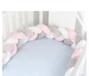 Bedding Sets 4M Baby Bed Bumper On The Crib Set For Born Cot Protector Knot Braid Pillow Cushion Anticollision 220718 Drop Delivery Dhcia