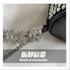 Bag PU Leather Purses And Diamond Pillow Handbags Luxury Designer Fashion Single Shoulder Bags For Women 2024 Girl Female Shopper