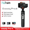 مثبتات HOHEM ISTEADY PRO 4 ACTION CAMERAND UNIVERSAL 3-AXIS مثبت محمول مناسبة لـ 10 7 8 9 Insta360 One R DJI OSMO ACTORIALS Q240319