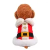 Одежда для собак, праздничное пальто, теплая одежда для щенков, рождественская куртка, костюм для рождественских праздников для маленького бишона, Тедди, чихуахуа