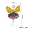 Boucles d'oreilles pendantes rétro dessin animé papillon pour fille, broche pour robe de beauté, broches pour fête et bureau, cadeaux