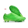 Zoomes Mercuriales Vapores Xves Elitees Ag Mens Soccer Shoes Cleats Football Boots Scarpe Da Calcio Bonded Pack