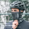 Rockbros Bike Mask Full Face Mask Balaclava Breattable Sun UV Protection Handing Outdoor Sport Cycling Windproof Motorcykel Scarf 240319