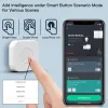 Kontroll Zigbee 3.0 mini -knapp Tuya Smart Scene Switch Smart Life App Wireless Remote Control Automation Bostadsarbeten med Gateway