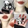 Lucidalabbra Valore artistico Rosa Rosso Marrone Impermeabile a lunga durata Portachiavi Panda Velluto Rossetto Tinta Trucco Macchia Cosmetici coreani