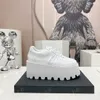 Zomer Casual Schoenen Veterschoenen Damesschoenen Sneakers Wit Dames Reizen Leer Dikke zolen Designer Platform Gym Sneaker Sandalen van hoge kwaliteit