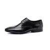 Sapatos de vestido Homens Laces Pontudo Couro Oxford Trabalho Upscale Casado