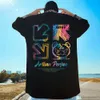 Manga curta masculina oversize americano solto ajuste oversized gordinho mais gordo verão casal roupa graffiti com mangas 5/4 8xl