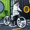 Bicicletas Ride-Ons Carga gratuita en Corea MACCE Bicicleta plegable 21/24/27 velocidades Freno de disco 24 pulgadas 26 pulgadas Ciclismo urbano Bicicleta de montaña Estudiantes adultos L240319