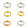 Anello di coppia classico di lusso Bracciale unisex di design Vite Lega di acciaio Oro sbiadito Gioielli di moda per unghie Acciaio inossidabile placcato Argento Cristallo Amore