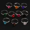 Colorful Little Flower Ring Adjustable Size 100pcs/lot Fresh Band Rings Jewelry DIY NEW R3088/98 203y