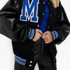 Najlepszy trend niestandardowy haft haftowy kurtka uniwerek na sprzedaż 2024 Najnowsze projekty Kobiet Women Varsity Jacket