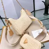 Designer Bag women Brand luxury bag Summer Cross Body Weaving Beach Vacation Shopping Carrying a small change wallet