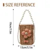 Bag Casual Straw Basket Practical And Elegant Shoulder Bags Drawstring Crossbody Purse Handbag For Women