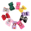 Dog Apparel 10Pcs/Bag Pet Hair Clip Bow Knot Grooming Headdress Cat Decoration Accessories