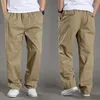 Men's Pants 95%Cotton Cargo Summer Work Wear Spring In Large Size Casual Climbing Joggers Sweatpants Hombre Autumn Trousers