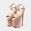 Танцевальные туфли Laijianjinxia Fashion Sexy Pole Dancing Summer Women Sandals 20 см тонкие высокие каблуки.