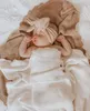 INS Style Baby Cotton Knitted Blankets born Baby Wool Fungus Blanket Po Pography Blanket 240313