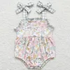 Kleidung Sets Boutique Infant Baby Strampler Kinder Mädchen Jungen Strampler Overall Kuh Leopard Print Mode Kleinkind Kurzarm Anzug