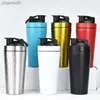 Water Bottles Stainless Steel Protein Shaker Cup Portable Fitness Sports Mug Nutrition Blender Cup Water Bottles Water Cup Portable Shakers yq240320