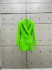 Women's Suits 2024 Laser Wavy Edge Blazer For Early Fall 0908