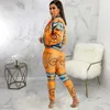 Pantalon de deux pièces pour femmes 2024 Automne Haut de gamme Vintage Office Lady Jeune Designer Casual Full Sleeve Tissu Long Crayon Femmes 2 Set