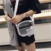 Sac décontracté PVC Femmes transparentes claires Sacs à bandoulière Sacs à main d'épaule Meuvette Small Phone avec porte-cartes