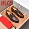 40model Mens Designer Robe Shoes Fashion Point Toe Business Casual Brown Black Leather Oxfords Zapatos de Hombre