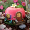 Decorazioni da giardino Ornamenti per la casa delle mele Miniature Accessori per fate Decorazioni in resina Decora la decorazione del paesaggio