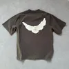 Mens Designer T Shirt Tshirt Designe Shirt 260G Vikt Pure Cotton Febric Unisex Dove Mönster Partihandel 2 bitar 5% rabatt