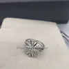 925 Sterling Silber Sonnenblume Designer Ring Öffnung Drehringe für Frauen Diamant Luxus Designer Schmuck 18 Stile Größe 6-9