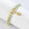 Strang Natürliche Jade Armband Für Frauen Schmuck Zubehör Trendy Doppel Schicht Gold Farbe Kette Armbänder Mädchen Hochzeit Party Geschenke