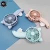 Fãs elétricos Mini Ventilador Portátil Portátil Ventilador de Cor dos Desenhos Animados Viagem Home Office Mini FanY240320