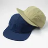 Casquettes de baseball américain simple couleur unie à bord plat 5 rabats baseball unisexe logo personnalisé camping en plein air sport parasol hip-hop chapeau