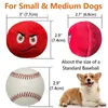 Hundleksak Spela Squeakers Ball Chewing Toy Hämta Bright Balls Dog Supplies Puppy Toys Interactive Cat Toy 240311