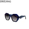 Zonnebrillen van hoge kwaliteit luxe merk mode en leuke zonnebril dames 2023 vintage ronde gepolariseerde UV-bril voor heren Gafas De Sol Lujo L240320