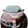 Decorative Flowers Wedding Supplies Car Decoration Set Artificial Flower Front Garland Main Simulation Float Layout